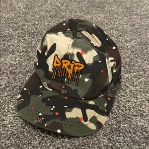 Camouflage Drip Cap